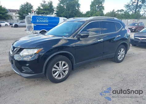 2015 Nissan Rogue Sv z USA, uszkodzony, nr VIN KNMAT2MV2FP501288
